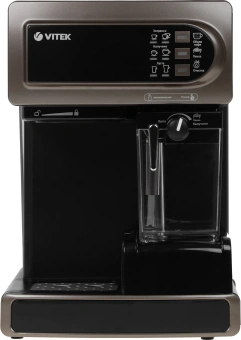 Кофеварка рожковая Vitek VT-1517 BN 1238Вт коричневый - купить недорого с доставкой в интернет-магазине