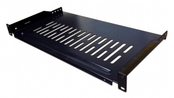 Полка стационарная Lanmaster TWT-CB-SFBF300-1U/18 1U нагр.:18кг. 19" 300мм черный (упак.:1шт) - купить недорого с доставкой в интернет-магазине