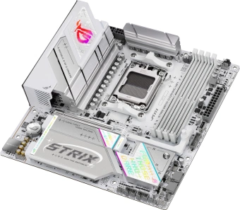 Материнская плата Asus ROG STRIX B850-G GAMING WIFI SocketAM5 AMD B850 4xDDR5 mATX AC`97 8ch(7.1) 2.5Gg RAID+HDMI+DP - купить недорого с доставкой в интернет-магазине