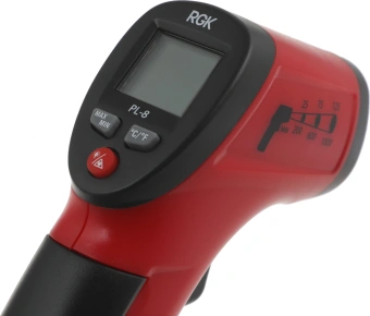 Пирометр RGK PL-8 красный/черный - купить недорого с доставкой в интернет-магазине
