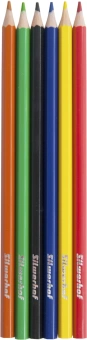 Карандаши цв. Silwerhof Eco 2.6мм шестигран. пластик ассорти 6цв. коробка/европод. - купить недорого с доставкой в интернет-магазине