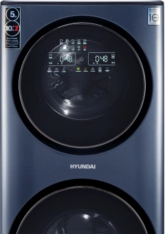 Стиральная машина Hyundai WMD9425 класс: A+++ загр.фронтальная макс.:15кг (с сушкой) темно-синий - купить недорого с доставкой в интернет-магазине
