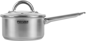 Ковш Rondell Point RDS-1309 1.4л. d=16см (с крышкой) стальной - купить недорого с доставкой в интернет-магазине