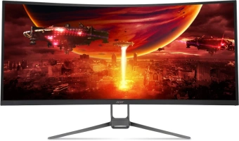 Монитор Acer 34" Nitro ED343CURJ0bmiippx черный VA LED 21:9 HDMI M/M матовая 300cd 178гр/178гр 3440x1440 120Hz FreeSync Premium DP Quad 2K (1440p) 7.36кг - купить недорого с доставкой в интернет-магазине