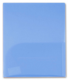 Папка-уголок Бюрократ -E570BLU 2 внутр.карман A4 пластик 0.18мм синий - купить недорого с доставкой в интернет-магазине