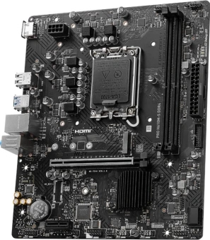 Материнская плата MSI PRO H610M-S DDR4 Soc-1700 Intel H610 2xDDR4 mATX AC`97 8ch(7.1) GbLAN+HDMI - купить недорого с доставкой в интернет-магазине