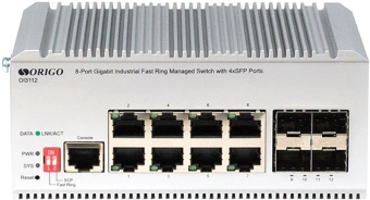 Коммутатор Origo OI3112 OI3112/A1A (L2) 12x1Гбит/с 4SFP управляемый - купить недорого с доставкой в интернет-магазине