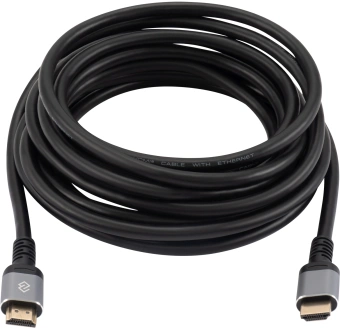 Кабель аудио-видео Digma D-HDMI-V2.0-2M HDMI (m)/HDMI (m) 2м. позолоч.конт. черный - купить недорого с доставкой в интернет-магазине