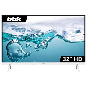 Телевизор LED BBK 32" 32LEM-1045/TS2C (W) белый HD 60Hz DVB-T DVB-T2 DVB-C USB (RUS) - купить недорого с доставкой в интернет-магазине