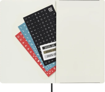 Еженедельник Moleskine ACADEMIC SOFT WKNT Large 130х210мм датир.18мес 208стр. мягкая обложка черный - купить недорого с доставкой в интернет-магазине