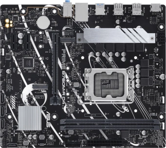 Материнская плата Asus PRIME B760M-R D4 Soc-1700 Intel B760 2xDDR4 mATX AC`97 8ch(7.1) 2.5Gg RAID+HDMI - купить недорого с доставкой в интернет-магазине