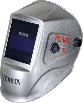 Маска сварщика Ресанта МС-2 филь.:хамел. кл.:1/1/1/2 см.экр.92x42мм серый (65/116) - купить недорого с доставкой в интернет-магазине