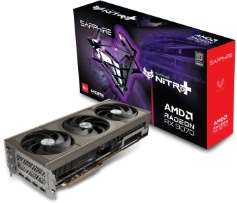 Видеокарта Sapphire PCI-E 5.0 11349-01-20G NITRO+AMD RADEON RX 9070 OC AMD Radeon RX 9070 16Gb 256bit GDDR6 2210/20000 HDMIx2 DPx2 HDCP Ret - купить недорого с доставкой в интернет-магазине