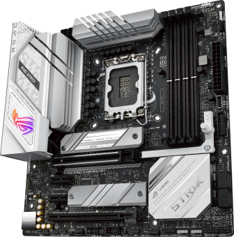 Материнская плата Asus ROG STRIX B760-G GAMING WIFI Soc-1700 Intel B760 4xDDR5 mATX AC`97 8ch(7.1) 2.5Gg RAID+HDMI+DP - купить недорого с доставкой в интернет-магазине