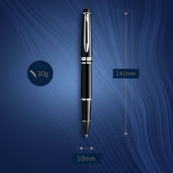 Ручка роллер Waterman Expert 3 (CWS0951780) Black Laque CT F черн. черн. подар.кор. - купить недорого с доставкой в интернет-магазине