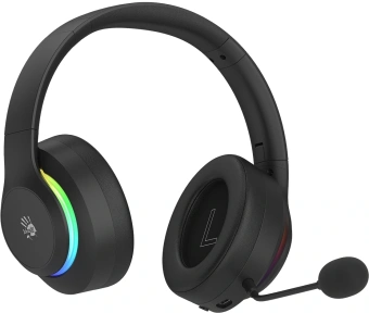 Наушники с микрофоном A4Tech Bloody GR520 черный мониторные BT/Radio оголовье - купить недорого с доставкой в интернет-магазине