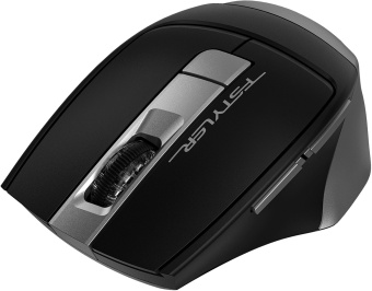 Мышь A4Tech Fstyler FB35S серый/черный оптическая 2000dpi беспров. BT/Radio USB для ноутбука 5but (FB35S USB SMOKY GREY) - купить недорого с доставкой в интернет-магазине