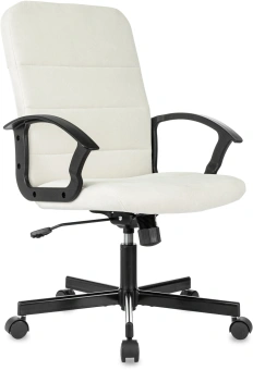 Кресло Бюрократ Triest Fabric молочный Velvet 20 крестов. металл черный - купить недорого с доставкой в интернет-магазине