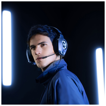 Наушники с микрофоном Edifier GX черный 2м мониторные USB оголовье - купить недорого с доставкой в интернет-магазине