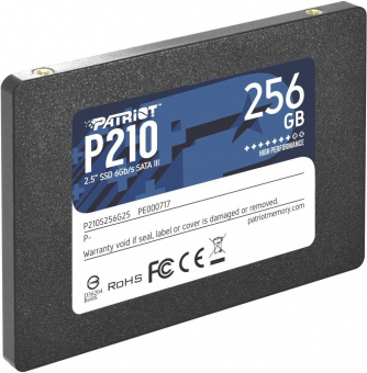 Накопитель SSD Patriot SATA III 256Gb P210S256G25 P210 2.5" - купить недорого с доставкой в интернет-магазине