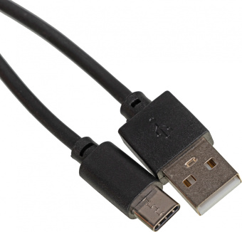 Кабель USB (m)-USB Type-C (m) 3м черный - купить недорого с доставкой в интернет-магазине