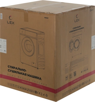 Стиральная машина Lex LWM12812GrID класс: A++ загр.фронтальная макс.:12кг (с сушкой) серый инвертор - купить недорого с доставкой в интернет-магазине