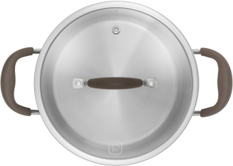 Кастрюля Rondell Konzept RDS-1230 6л. d=22см (с крышкой) стальной - купить недорого с доставкой в интернет-магазине