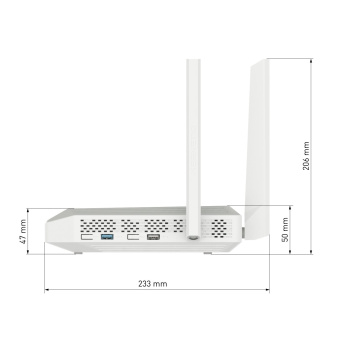 Роутер беспроводной Keenetic Peak (KN-2710) AC2600 10/100/1000BASE-TX/SFP/4g ready - купить недорого с доставкой в интернет-магазине