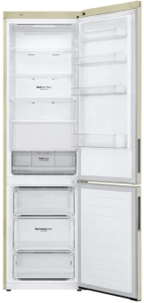 Холодильник LG GA-B509CESL 2-хкамерн. бежевый мат. инвертер - купить недорого с доставкой в интернет-магазине