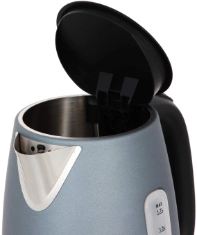 Чайник электрический Midea MK-8025 1.7л. 2200Вт серый корпус: металл/пластик - купить недорого с доставкой в интернет-магазине