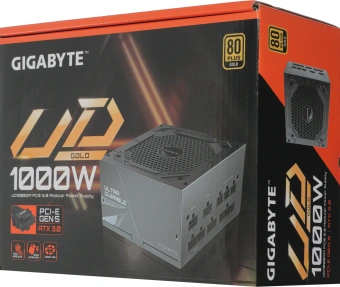 Блок питания Gigabyte ATX 1000W GP-UD1000GM PG5 V2 80+ gold (20+4pin) APFC 120mm fan 8xSATA Cab Manag RTL - купить недорого с доставкой в интернет-магазине