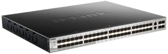 Коммутатор D-Link DGS-3130-54S/B1A (L3) 2x10Гбит/с 48SFP 4SFP+ управляемый - купить недорого с доставкой в интернет-магазине