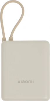 Мобильный аккумулятор Xiaomi BHR9333GL 10000mAh PD 33W 3A USB-A/USB-C бежевый - купить недорого с доставкой в интернет-магазине