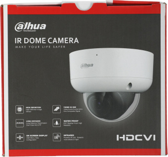 Камера видеонаблюдения аналоговая Dahua DH-HAC-HDBW1231RAP-Z-A 2.7-12мм HD-CVI HD-TVI цв. корп.:белый - купить недорого с доставкой в интернет-магазине