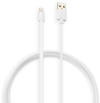Кабель Buro BHP LIGHTNING 0.8 USB (m)-Lightning (m) 0.8м белый - купить недорого с доставкой в интернет-магазине