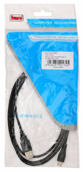 Кабель Buro MICROUSB2.0 USB (m)-micro USB (m) 1.5м черный - купить недорого с доставкой в интернет-магазине