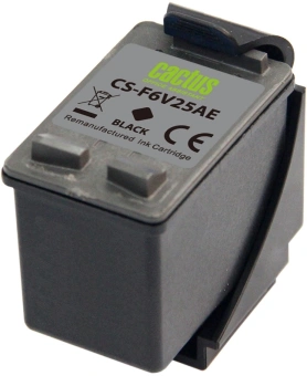 Картридж струйный Cactus CS-F6V25AE 652 черный (480стр.) (18мл) для HP DeskJet Ink Advantage 1115/2135/3635 с чипом - купить недорого с доставкой в интернет-магазине