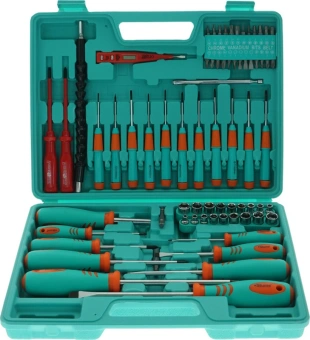 Набор отверток Sturm! 1040-02-SS10 в компл.:71 предмет жесткий кейс - купить недорого с доставкой в интернет-магазине