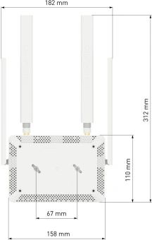 Роутер беспроводной Keenetic Runner 4G (KN-2212) N300 10/100BASE-TX/4G cat.4 белый - купить недорого с доставкой в интернет-магазине