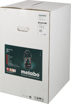 Строительный пылесос Metabo ASA 25 L PC 1250Вт (уборка: сухая/влажная) зеленый - купить недорого с доставкой в интернет-магазине