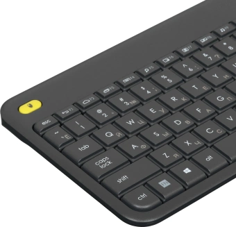 Клавиатура Logitech K400 Plus черный USB беспроводная Multimedia (920-007173) - купить недорого с доставкой в интернет-магазине