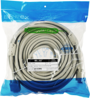 Кабель DB15 (m) DB15 (m) 30м (CABLE30) феррит.кольца белый - купить недорого с доставкой в интернет-магазине