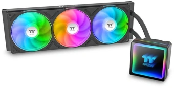 Система водяного охлаждения Thermaltake TH360 V3 ARGB Soc-AM5/AM4/1200/1700/1851 черный 4-pin 37.8dB Al Ret (CL-W466-PL12SW-A) - купить недорого с доставкой в интернет-магазине