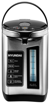 Термопот Hyundai HYTP-5840 4л. 750Вт серебристый/черный - купить недорого с доставкой в интернет-магазине