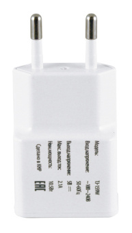Сетевое зар./устр. Buro TJ-159w 10.5W 2.1A USB-A универсальное белый - купить недорого с доставкой в интернет-магазине
