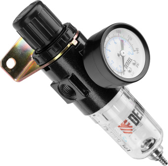 Блок подготовки для компрессоров Denzel FR1500 1500л/мин черный - купить недорого с доставкой в интернет-магазине