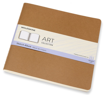 Блокнот для рисования Moleskine ART CAHIER SKETCH ALBUM ARTSKA5P3 190x190мм обложка картон 88стр. бежевый - купить недорого с доставкой в интернет-магазине