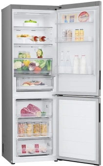 Холодильник LG GC-B459ANMW 2-хкамерн. серебристый инвертер - купить недорого с доставкой в интернет-магазине