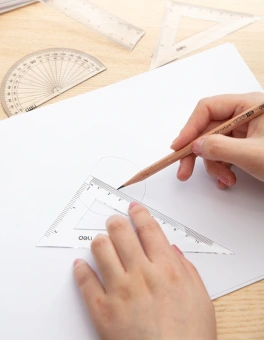 Набор для черчения Deli EG30505 корпус ассорти металл в компл.:8 предметов - купить недорого с доставкой в интернет-магазине