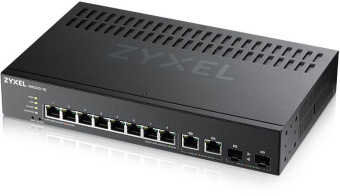 Коммутатор Zyxel GS2220-10-EU0101F (L2) 10x1Гбит/с 2xКомбо(1000BASE-T/SFP) управляемый - купить недорого с доставкой в интернет-магазине